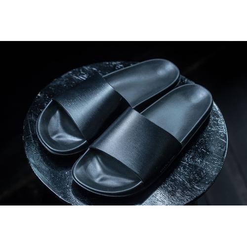 Foto Produk Sandal / Sandal Kulit / Jackwell Slides Black dari Jackwell