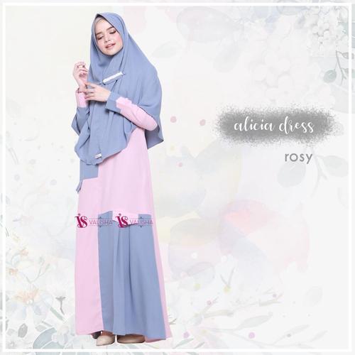 Foto Produk Gamis House Of Valisha Alicia Dress Rosy dari Gamis Chic