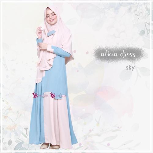 Foto Produk Gamis House Of Valisha Alicia Dress Sky dari Gamis Chic