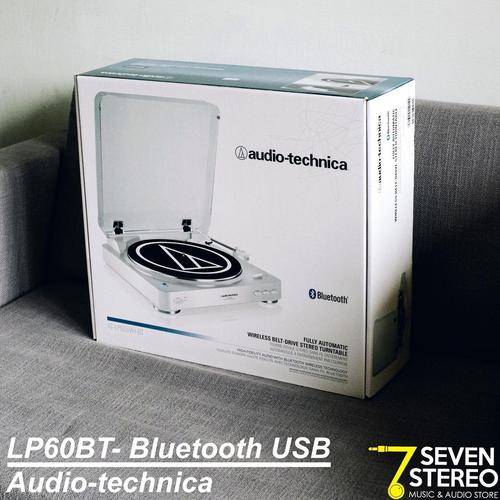 Foto Produk Audio Technica ATH LP60BT Fully Automatic Turntable Player - Putih dari SEVEN STEREO