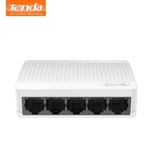 Foto Produk TENDA S105 5-Port Ethernet Switch - Switch Hub 5 Ports Switch Internet dari Aquarius Official