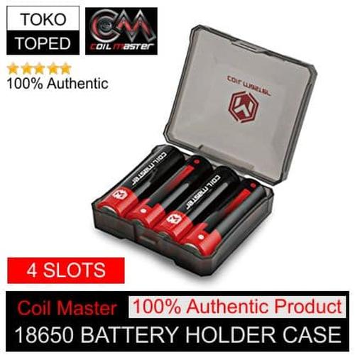Gambar Authentic Coil Master 4 Slots 18650 Battery Holder Case | kotak batere dari deKloud undefined Tokopedia