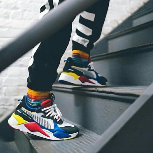 puma rs x white red black