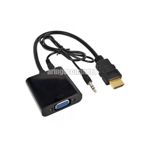 Gambar General Converter HDMI to VGA Audio dari ArinGoComputer Kota Samarinda Tokopedia
