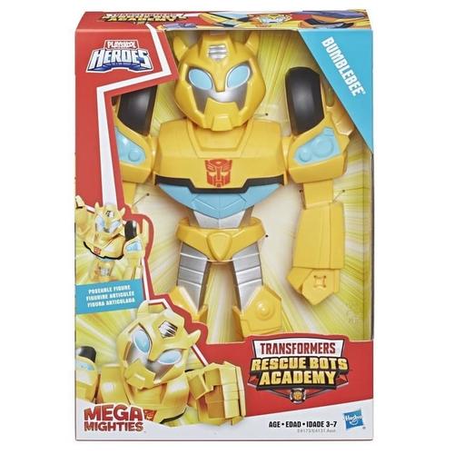 Figura Transformers Bumblebee Mega Mighties Rescue Bots - 25 Cm, Juguete De Acción