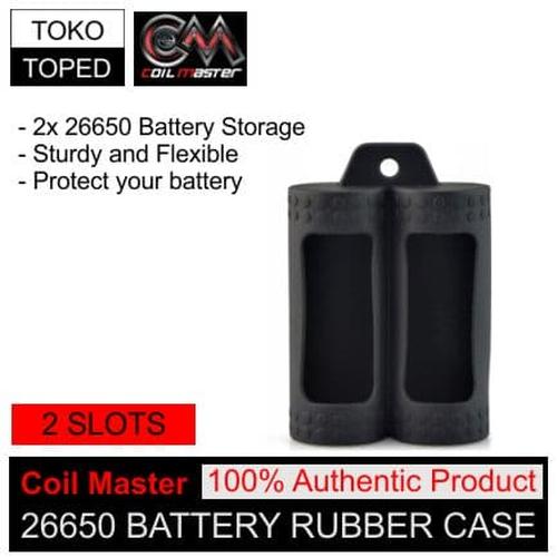 Foto Produk Authentic Coil Master 2 Slot 26650 Battery Rubber Case | case silicon dari deKloud