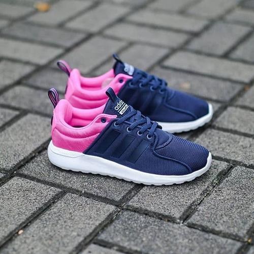 navy and pink adidas