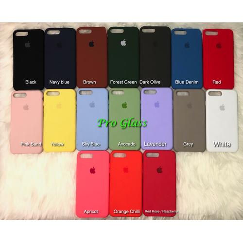 Foto Produk C201 Iphone 7/8 Original Apple Silicon Leather Case Silicone dari Pro Glass
