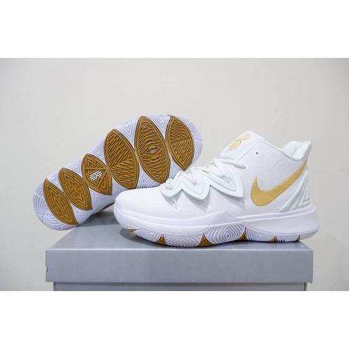kyrie 5 white gold
