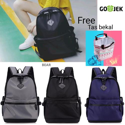 Foto Produk Tas ransel import wanita tas sekolah masakini - Abu-abu Muda dari Naufal Galery