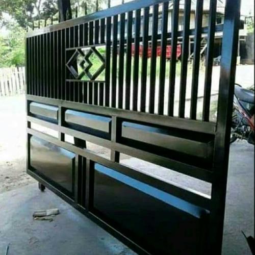 Jual pagar minimalis dengan warna hitam/doff - Kota Bekasi - karya