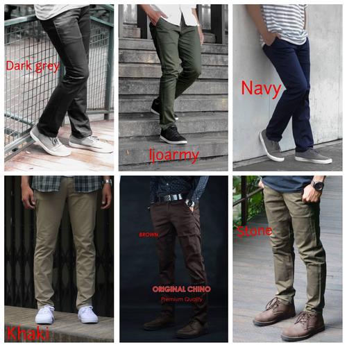 Gambar Celana Chino Ori Impresif Malmo Double BigSize dari The Cloth Bandung Kota Bandung Tokopedia