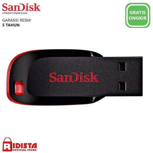 Foto Produk Flashdisk SanDisk Cruzer Blade 32GB dari Ridista Official Store