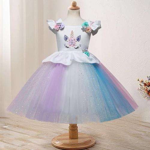 Jual READY DRESS PESTA ANAK UNICORN 