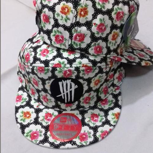 Jual Topi snapback motif bunga floral 5 