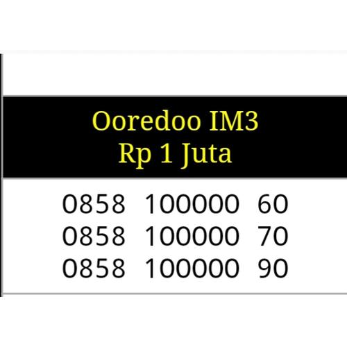 Jual Nomor Cantik Lndosat Im3 Kuartet 0858 60 70 Hoki Bagus Jakarta Barat Rhenia Cell Tokopedia