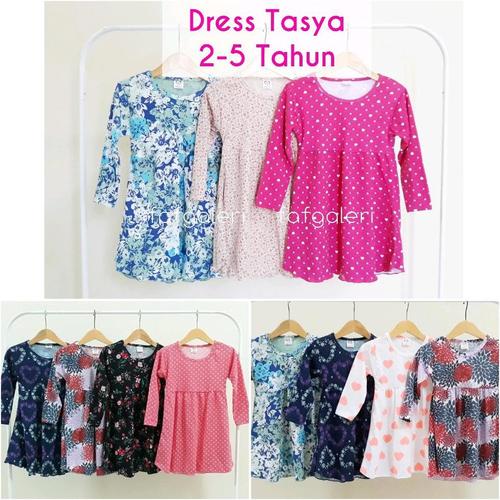 Foto Produk Dress Tasya 2-5 Tahun Baju Anak Perempuan Tangan Panjang Baju Muslim dari Franziska
