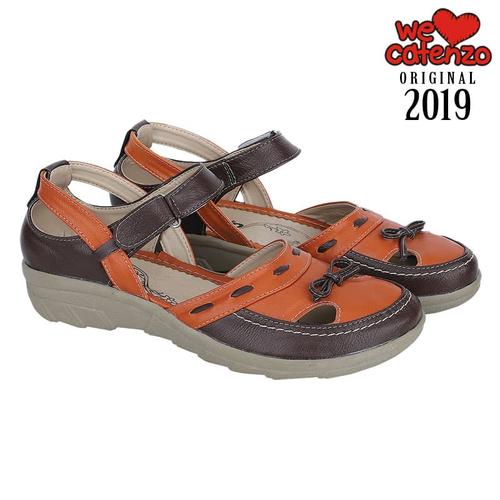 Foto Produk Sepatu Sandal Flatfrom 3 Cm Tan Distro Catenzo RB - 005 dari Fair Fashion