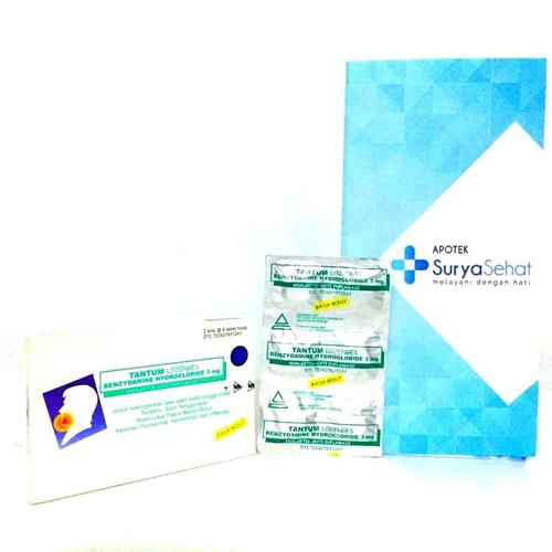 Foto Produk TANTUM Lozenges 1 strip isi 6 obat Radang, Amandel, Sariawan dari Fenny YS Shop