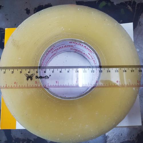 Foto Produk Lakban 500 yard FULL Bening dan Coklat / Lakban Jumbo 2 inch - Putih dari Dunia Tape