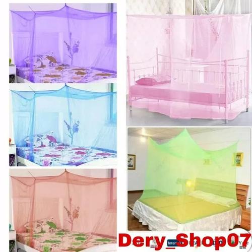 Foto Produk klambu kotak kelambu nyamuk kamar tidur kasur dari Dery_Shop Uchiiell