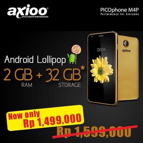 Foto Produk HP AXIOO PICOPHONE M4P l RAM 2GB l 32GB dari simbolon1