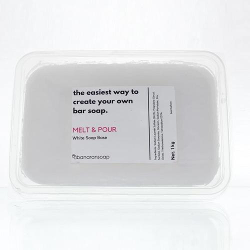Foto Produk White Melt and Pour Soap Base 800 gr Banaransoap dari Banaransoap