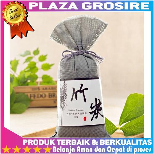 Foto Produk Kantong Arang Bambu Jepang Karbonaktif Penghilang Bau RuanganMobil dari Plaza Grosire