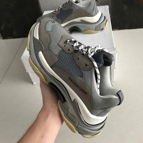 armani trainers grey