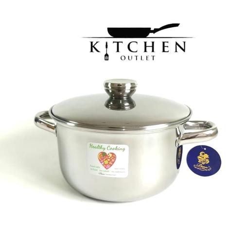 Foto Produk Panci Bima Prima Saucepot 22 Cm Stainless Steel dari KITCHEN OUTLET
