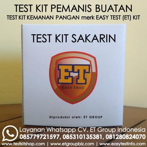Gambar Test Kit Sakarin - Saccharine Testkit - Tes Uji Cepat Pemanis Buatan dari Sooper Shop Kab. Brebes Tokopedia