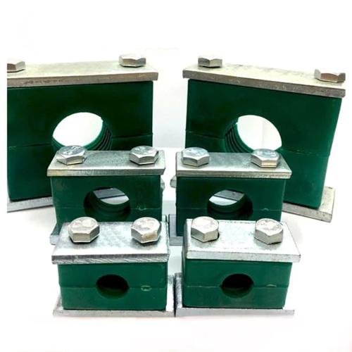 Jual Klem Pipa Tubing Stauff 18mm hydraulic Pipe Clamp PVC Plate Heavy