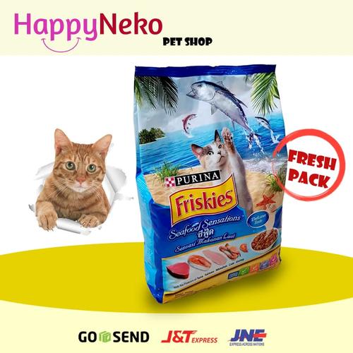 Foto Produk FRISKIES ADULT CAT FOOD SEAFOOD SENSATIONS 3KG dari HappyNeko Pet Shop