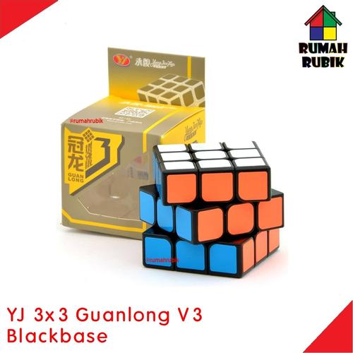 Gambar Rubik 3x3 Yongjun Guanlong V3 VERSI 3 Blackbase dari Rumah Rubik undefined Tokopedia