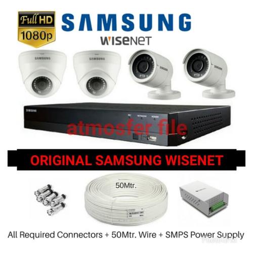 Jual PAKET CCTV SAMSUNG 4CH CAMERA SAMSUNG ORIGINAL RESMI Kota