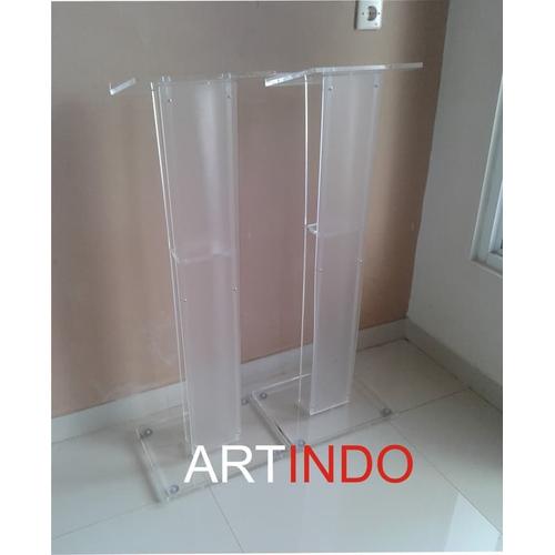 Foto Produk Podium acrylic/ meja pidato akrilik type PD14 #BISAGOJEK dari Jhana Acrylic