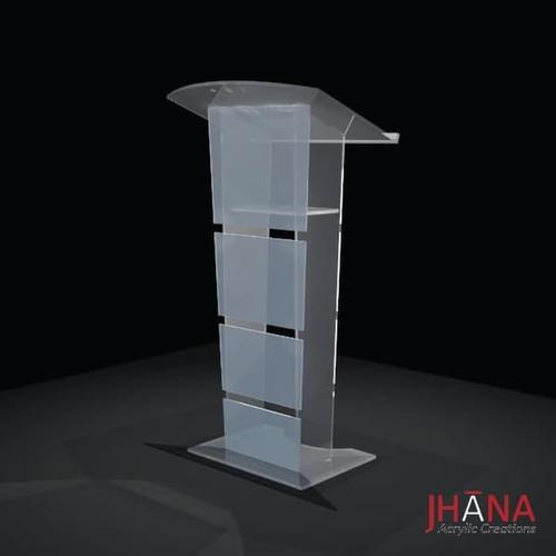 Gambar Podium acrylic/ meja pidato akrilik type PD12 #BISAGOJEK dari Jhana Acrylic undefined Tokopedia