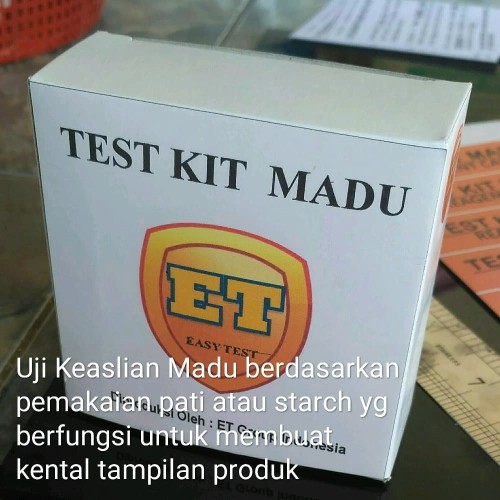 Gambar Test Kit Madu - Testkit Keaslian Produk - Teskit utk Tes Pangan dari ERDUA Business Kab. Brebes Tokopedia