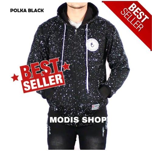 Foto Produk Jaket Sweater Hoodie Bomber Pria Zurrel BJL Polka dari Blizz