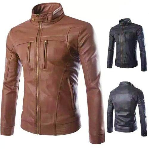 Foto Produk jaket semi kulit Jakarta.bekasi - Hitam, XL dari jaketgrosirindo