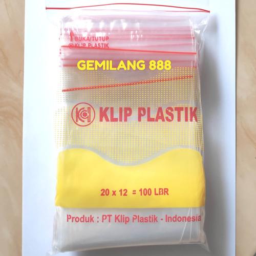 Foto Produk Plastik Klip uk 12x20 - Plastik zipper - plastik obat - Putih dari Gemilang 888