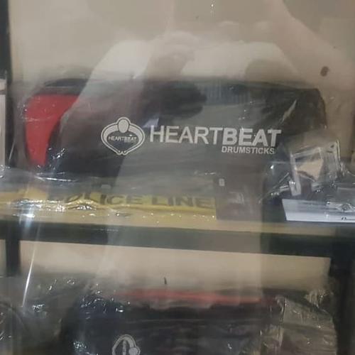 Foto Produk Heartbeat HBC007RS - Red Stripe Drum Stick Bag dari FrankieDrumShop