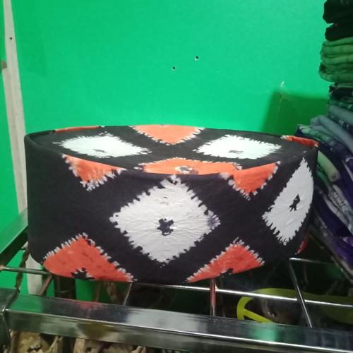 Foto Produk Kopiah/Peci Sasirangan - Orange dari Kriya Katupat