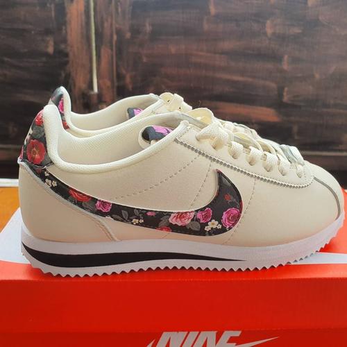 white floral sneakers
