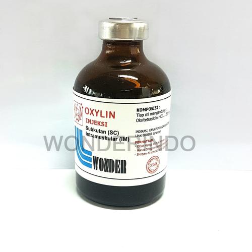Foto Produk Oxylin oksitetrasiklin 50 ML injeksi obat antibiotik untuk hewan dari Wonderindo