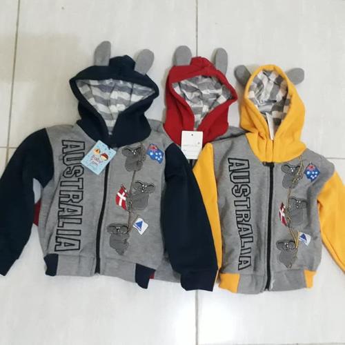 Foto Produk JAKET ANAK HOODIE 1-2 TAHUN - SWEATER BAYI - BABY SWITER TOPI dari SiLeo Collection