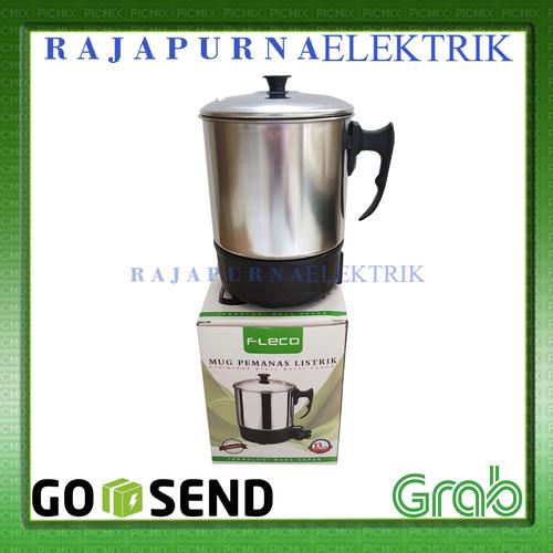 Gambar MUG TEKO Listrik / elektrik Pemanas Air 13 cm FLECO - Abu-abu dari Rajapurna Elektrik Indonesia undefined Tokopedia