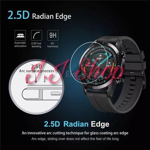 Foto Produk Tempered Glass Anti Gores Kaca Huawei Watch GT 2 2019 dari Logam Mulia Termurah