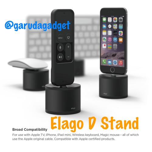 Elago D Stand Docking Station Mount Holder Airpods iPhone Remote Mouse di  Garuda Gadget Tokopedia
