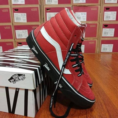 Jual Sepatu Sneakers Vans Sk8 Hi Patta 